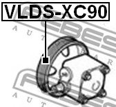 FEBEST VLDS-XC90 Pulley, power steering pump